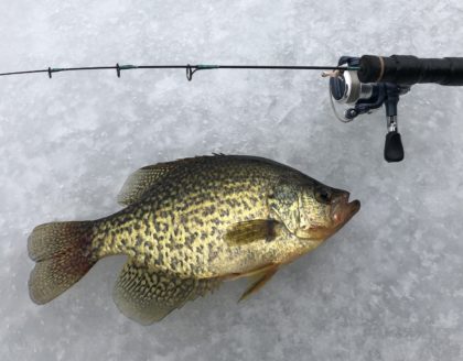 How to tie a slip bobber for ice fishing crappie (night fishing) 