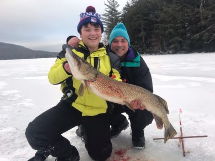 Stocked Ice Trout Once The Ceiling Freezes - In-Fisherman