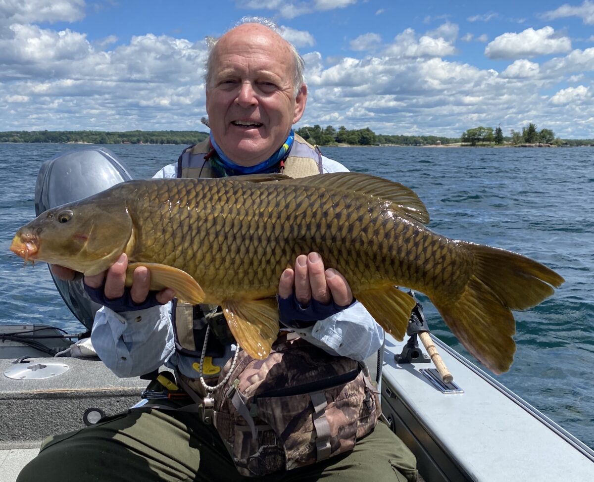 Fly Fishing for Carp in Lake Michigan