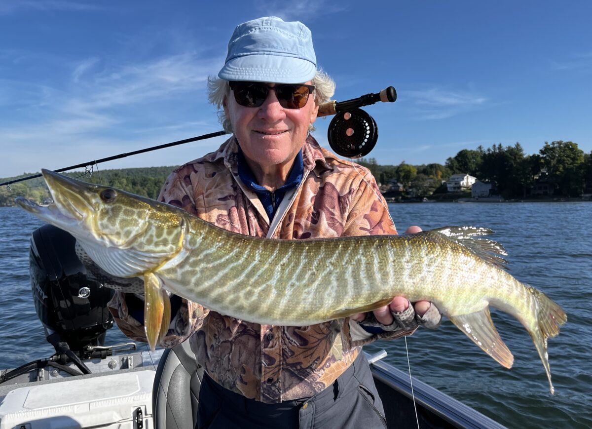 Fly Fishing for UNREASONABLY Large Fish (How to Catch a Tiger Muskie on the  Fly Rod) 